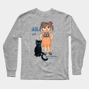 Girl with Panther Long Sleeve T-Shirt